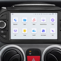 Autoradio peugeot bipper citroen nemo fiat qubo fiorino bluetooth android apple carplay 