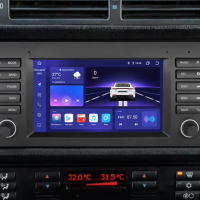 Range rover bmw e39 x5 e53 serie 7 e38 serie 5 autoradio carplay android auto gps 46